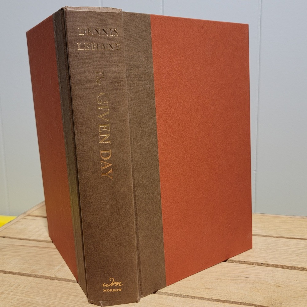 The Given Day Dennis Lehane Hardcover Historical Fiction Boston 1919 W. Morrow